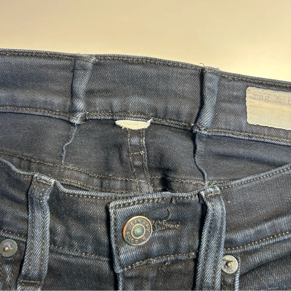 Rag & Bone Coal with Holes Women’s Skinny Jeans. Size 26 - Picture 12 of 16
